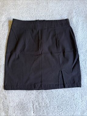 Garage Black Women's Pencil Skirt with Slit